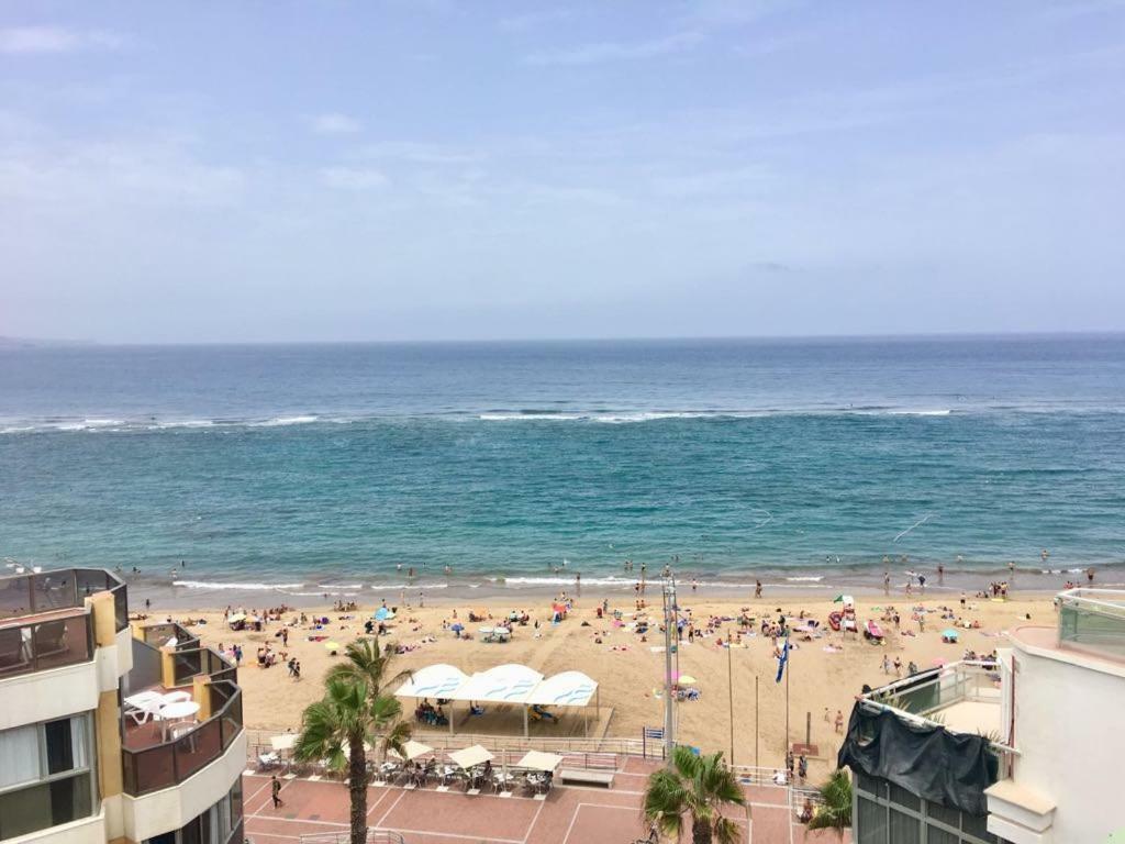 شقة لاس بالماس دي غران كاناريا  في Playa Las Canteras Beach Relax المظهر الخارجي الصورة